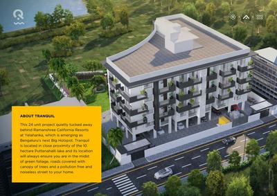 Image of 1380 Sq.ft 3 BHK Apartment / Flat for sale in Maarq Tranquil, Yelahanka New Town, Bengaluru for Rs. 10000000