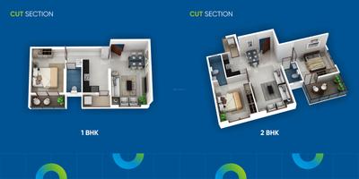 Image of 950 Sq.ft 2 BHK Apartment / Flat for sale in SV Anshul Ira, Wadgaon Sheri, Pune for Rs. 8500000