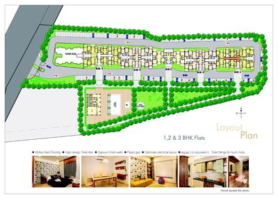 Image of 1250 Sq.ft 2 BHK Apartment / Flat for sale in Sheth Beverly Hills Building F, Hinjawadi, Pune for Rs. 9100000