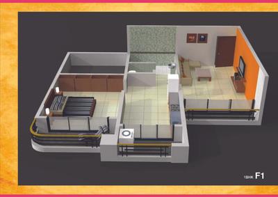 Image of 780 Sq.ft 1 BHK Apartment / Flat for sale in Infini Om Sai Home, Bhiwandi, Thane for Rs. 5500000