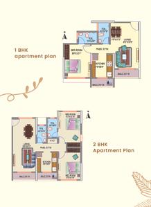 Image of 1100 Sq.ft 2 BHK Apartment / Flat for sale in Rutu Heights, Kalyan West, Kalyan for Rs. 7300000