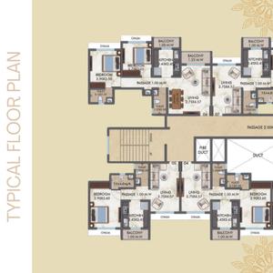 Image of 680 Sq.ft 1 BHK Apartment / Flat for sale in Parwati Colossal, Kalyan East, Kalyan for Rs. 3880000