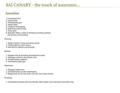 Image of 1815 Sq.ft 3.5 BHK Apartment / Flat for sale in Sai Canary Phase I, Balewadi, Pune for Rs. 15600000