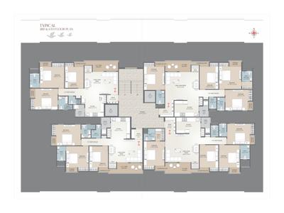Image of 1400 Sq.ft 4 BHK Apartment / Flat for sale in Sundaram Highview, Waghodia Road, Vadodara for Rs. 800000
