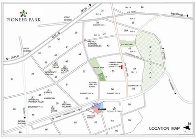 Image of 2590 Sq.ft 4 BHK Apartment / Flat for sale in Pioneer Park, Sector 61, Gurgaon for Rs. 49000000