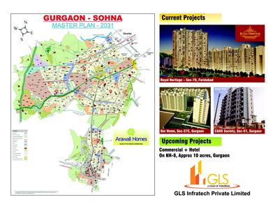 Image of 800 Sq.ft 3 BHK Apartment / Flat for sale in GLS Arawali Homes 2, Sector 4, Sohna for Rs. 6600000