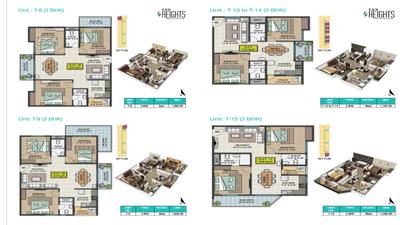 Image of 1595 Sq.ft 3 BHK Apartment / Flat for sale in LVS Heights by LVS Builders &amp; Developers, K R Puram, Bengaluru for Rs. 16400000