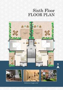Image of 1680 Sq.ft 3 BHK Apartment / Flat for sale in Archi Devtara Palms, Somalwada, Nagpur for Rs. 8500000