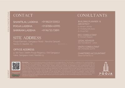 Image of 2500 Sq.ft 3 BHK Apartment / Flat for sale in Pooja Pooja Element, Anandvalli, Nashik for Rs. 17500000