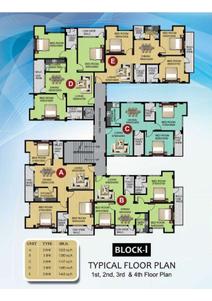Image of 1260 Sq.ft 3 BHK Apartment / Flat for sale in Nav Srinath Nakesha, Panjabari, Guwahati for Rs. 8600000