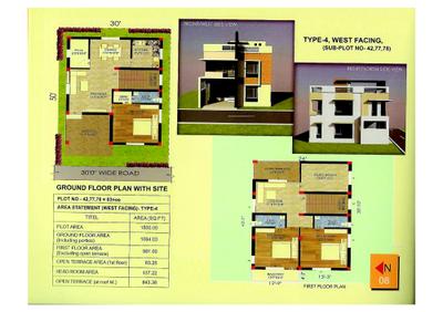 Image of 2100 Sq.ft 3 BHK Duplex for sale in My Nest Aditi Residency, Sundarpada, Bhubaneswar for Rs. 16500000