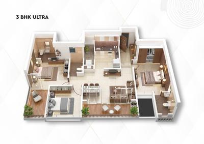 Image of 1100 Sq.ft 3 BHK Apartment / Flat for sale in M2B Amaara, Ravet, Pune for Rs. 10500000