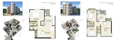 Image of 677 Sq.ft 1 BHK Apartment / Flat for sale in Leela Udaan, Subhashnagar, Bhavnagar for Rs. 2200000