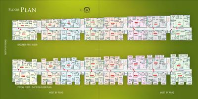 Image of 1303 Sq.ft 2 BHK Apartment / Flat for sale in Mahaveer Chalet, Hampa Pura, Bengaluru for Rs. 9500000