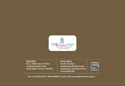 Image of 1500 Sq.ft 2 BHK Villa for sale in Premier Garden, Mudichur, Chennai for Rs. 12500000