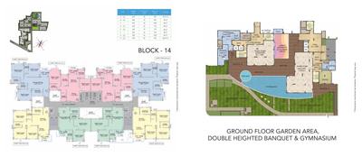 Image of 820 Sq.ft 3 BHK Apartment / Flat for sale in Urban Greens, Rajarhat, Kolkata for Rs. 13000000