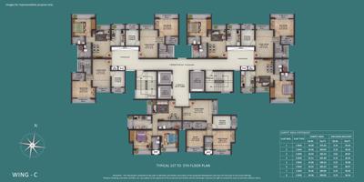 Image of 560 Sq.ft 1 BHK Apartment / Flat for sale in Siddhi Highland Springs B4 D Wing, Thane West, Thane for Rs. 8500000