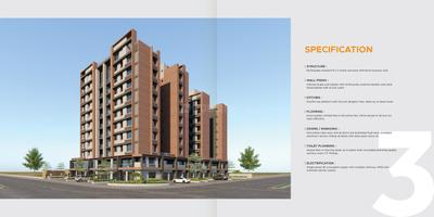 Image of 3159 Sq.ft 3 BHK Apartment / Flat for sale in Sai Texas 3, Raysan, Gandhinagar for Rs. 13500000