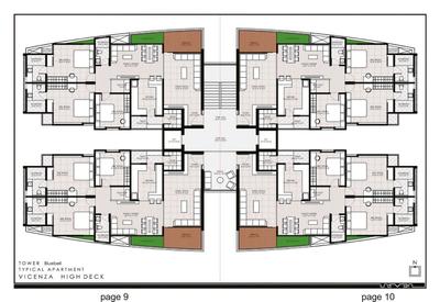 Image of 1450 Sq.ft 3 BHK Apartment / Flat for sale in VHD Vicenza Highdeck, Kalali, Vadodara for Rs. 8500000