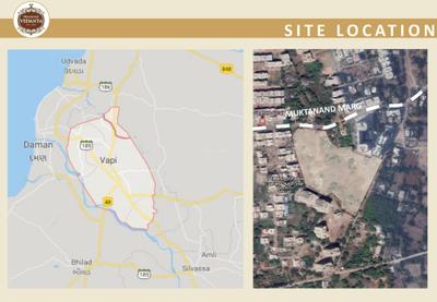 Image of 1200 Sq.ft 3 BHK Apartment / Flat for sale in Pramukh Vedanta, Chala, Vapi for Rs. 8500000