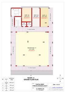 Image of 1645 Sq.ft 3 BHK Apartment / Flat for sale in SJ Capital Pride, Argora, Ranchi for Rs. 8500000