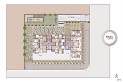Image of 1830 Sq.ft 3 BHK Apartment / Flat for sale in Swastik Harvi Helios, Bopal, Ahmedabad for Rs. 8235000