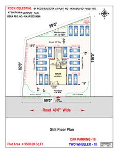 Image of 3200 Sq.ft 4 BHK Apartment / Flat for sale in Rock Celestial, Bhuwana, Udaipur for Rs. 16500000
