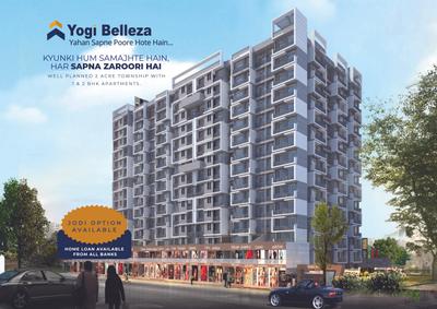 Image of 625 Sq.ft 1 BHK Apartment / Flat for sale in Yogi Belleza, Bhiwandi, Thane for Rs. 3200000