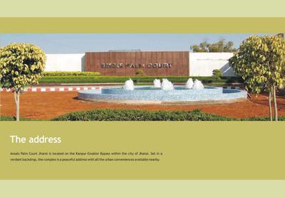 Image of 1200 Sq.ft 2 BHK Apartment / Flat for sale in Ansal Palm Court, Bajrang Colony, Jhansi for Rs. 3600000