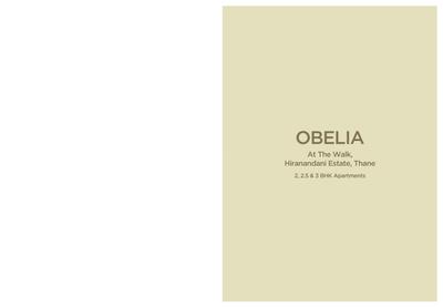 Image of 900 Sq.ft 2 BHK Apartment / Flat for sale in Hiranandani Obelia B, Hiranandani Estate, Thane for Rs. 15500000