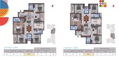 Image of 2060 Sq.ft 4 BHK Apartment / Flat for sale in Navins RP Enclave, Royapuram, Chennai for Rs. 30000000