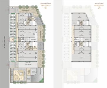 Image of 1346 Sq.ft 3 BHK Apartment / Flat for sale in Saketham Lakeview, Ognaj, Ahmedabad for Rs. 9880000