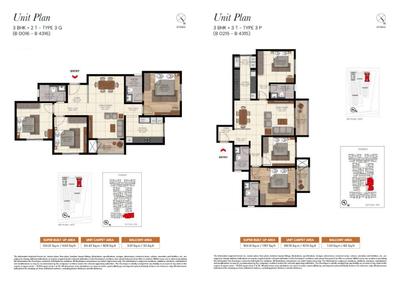 Image of 1970 Sq.ft 3 BHK Apartment / Flat for sale in Brigade Belvedere, Aavalahalli, Bengaluru for Rs. 28000000