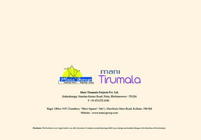 Image of 1444 Sq.ft 3 BHK Apartment / Flat for sale in Mani Tribhuvan, Patia, Bhubaneswar for Rs. 14500000