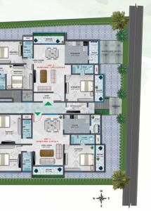 Image of 1400 Sq.ft 3 BHK Apartment / Flat for sale in YGR Grandeur, RR Nagar, Bengaluru for Rs. 26500000
