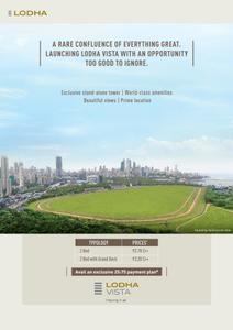 Image of 1000 Sq.ft 2 BHK Apartment / Flat for sale in Lodha Vista, Lower Parel, Mumbai for Rs. 40000000