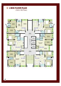 Image of 1815 Sq.ft 3 BHK Apartment / Flat for sale in Friends Aroma Heights, Dahin Nagar, Surat for Rs. 4800000