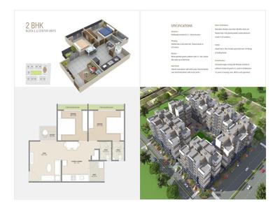 Image of 1126 Sq.ft 2 BHK Penthouse for sale in PSY Enterprise Pramukh Glory, Sector 12, Gandhinagar for Rs. 7500000