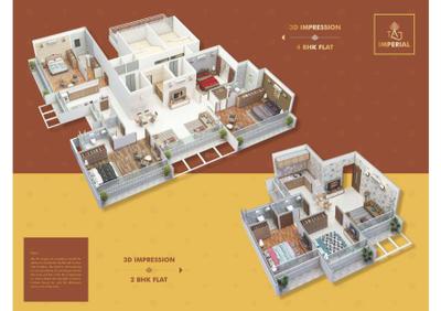 Image of 1262 Sq.ft 2 BHK Apartment / Flat for sale in Taj Imperial, Ulwe, Navi Mumbai for Rs. 17500000