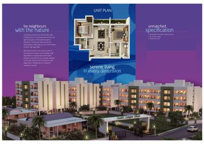 Image of 1080 Sq.ft 1 RK Apartment / Flat for sale in Khanna Sukh Sagar Blue, Gwarighat, Jabalpur for Rs. 2000000