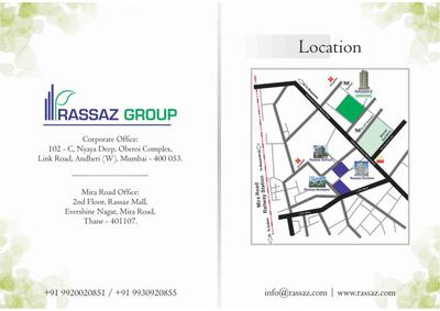 Image of 850 Sq.ft 2 BHK Apartment / Flat for sale in Rassaz Greens Tower C D And E, Mira Road East, Mira Bhayandar for Rs. 12000000
