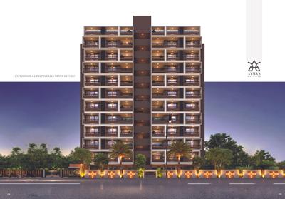 Image of 1620 Sq.ft 3 BHK Apartment / Flat for sale in Ayman Heights, Sarkhej, Ahmedabad for Rs. 10000000