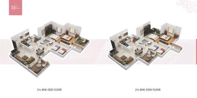 Image of 1775 Sq.ft 3 BHK Apartment / Flat for sale in Crystal Properties 33 KeshavKunj, Keshav Nagar, Pune for Rs. 17100000