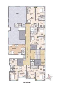 Image of 630 Sq.ft 1 BHK Apartment / Flat for sale in Rudra Galaxy Aura, Ghatkopar East, Mumbai for Rs. 21400000