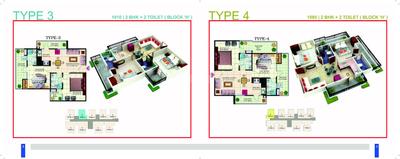 Image of 1370 Sq.ft 3 BHK Apartment / Flat for sale in Windsor Premium Tower, Raj Nagar Extension, Ghaziabad for Rs. 9000000