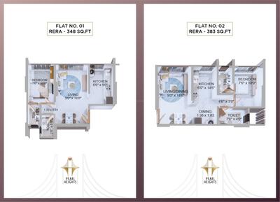 Image of 450 Sq.ft 1 BHK Apartment / Flat for sale in Pattathu Pearl Heights, Parel, Mumbai for Rs. 15888888