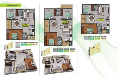 Image of 1094 Sq.ft 2 BHK Apartment / Flat for sale in Sri Dwaraka Sai Balaji Residency by Sri Dwaraka Developers, Chansandra, Bengaluru for Rs. 9300000