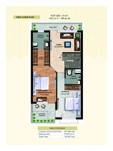 Image of 900 Sq.ft Residential Plot / Land for sale in Central Town, Gazipur, Zirakpur for Rs. 6500000