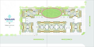 Image of 1413 Sq.ft 2 BHK Apartment / Flat for sale in Vihaan Nirvana, Sargasan, Gandhinagar for Rs. 7000000