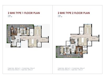 Image of 1750 Sq.ft 3 BHK Apartment / Flat for sale in Mayfair Park, Sanauli, Zirakpur for Rs. 8520000
